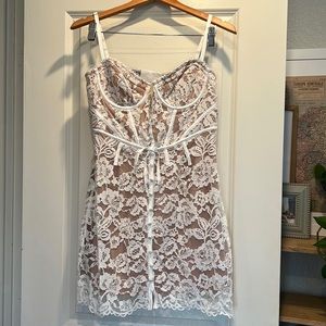 For love and lemons Julia lace mini dress